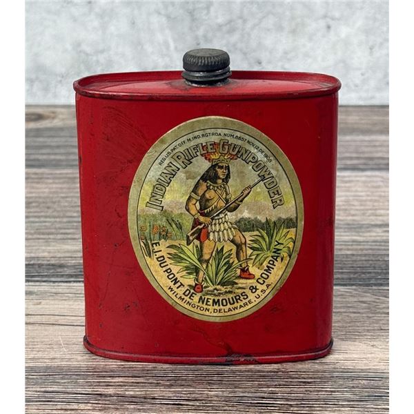Dupont Indian Rifle Gunpowder 1/2lb Tin FFFG