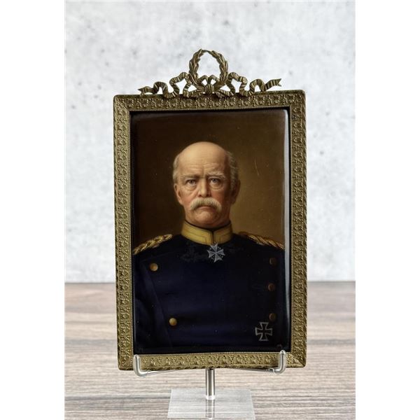 Hutschenreuther Otto Von Bismarck Porcelain Plaque