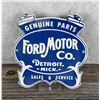 Image 1 : Porcelain Ford Motor Co Detroit Sign