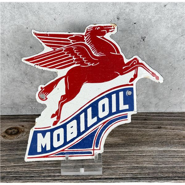 Porcelain Mobil Oil Pegasus Sign