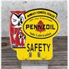 Image 1 : Porcelain Pennzoil License Plate Topper