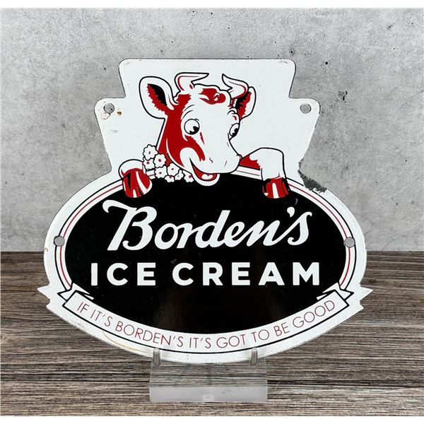 Porcelain Bordens Ice Cream Sign