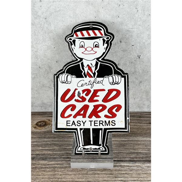 Porcelain Certified Used Cars Sign