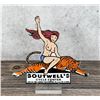 Image 1 : Porcelain Boutwells Cycle Center Naked Lady Sign