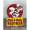 Image 1 : Porcelain Dog N Suds Root Beer Sign