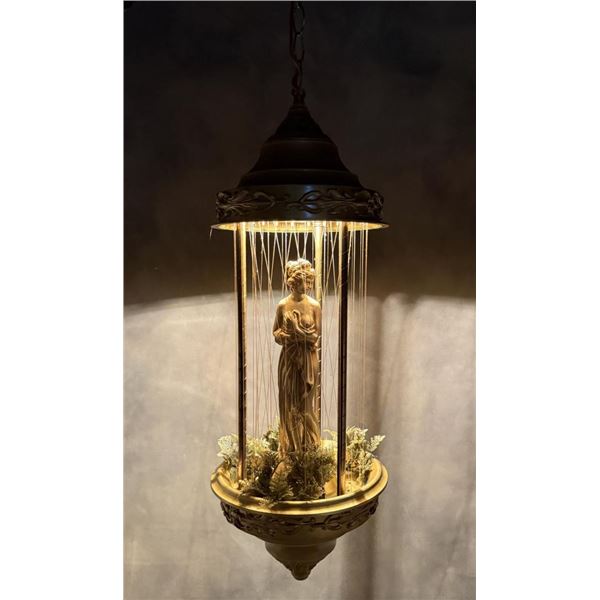 Mid Century Mineral Oil Goddess Rain Drip Lamp