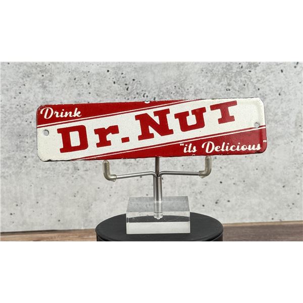 Dr. Nut Porcelain Door Push Sign