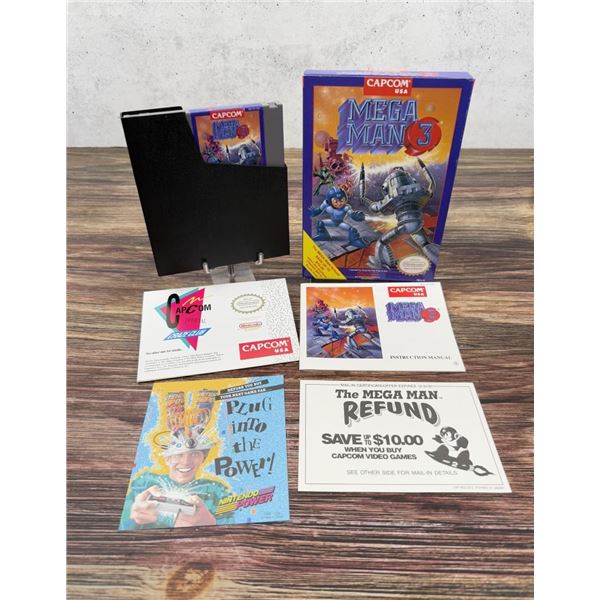 Mega Man 3 NES Video Game CIB