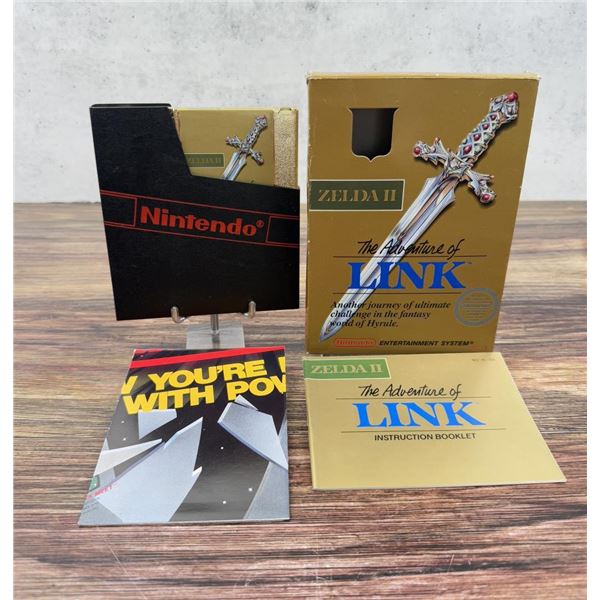 Zelda II Adventure of Link NES Video Game CIB