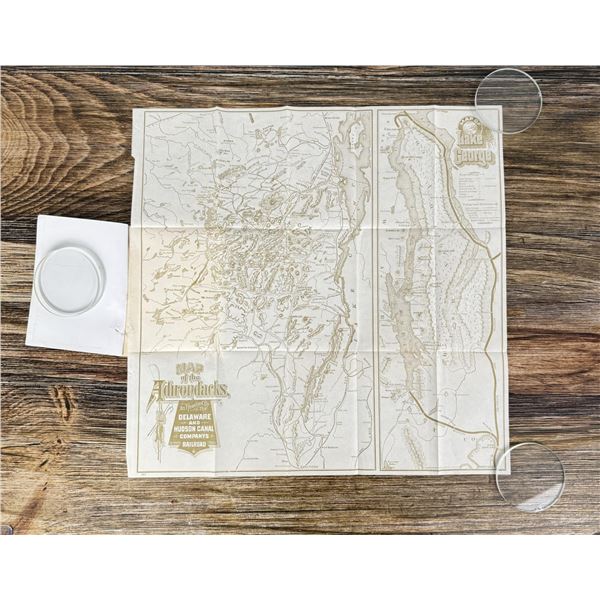 Map of the Adirondacks Lake George