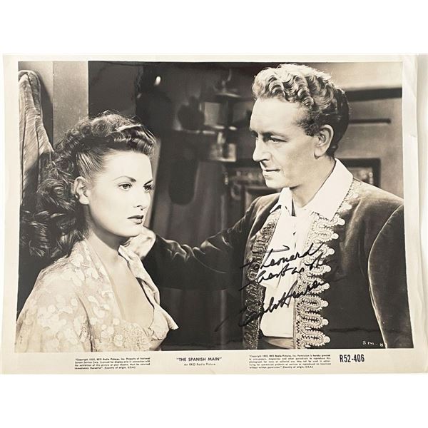 The Spanish Main Paul Henreid signed photo