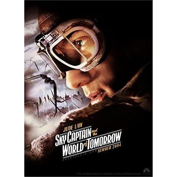 Sky Captain and the World of Tomorrow Jude Law 2004 original teaser movie poster