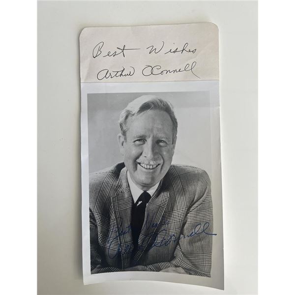 Picnic Arthur O'Connell signed photo