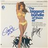 Image 1 : Raquel Welch The Biggest Bundle Of Them All cast signed soundtrack. GFA Authenticated