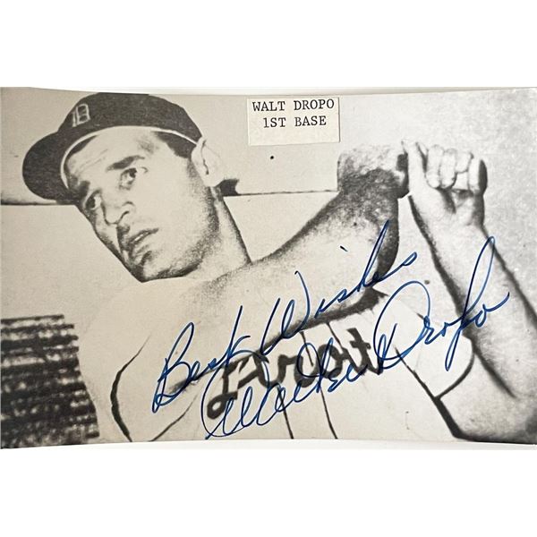 Boston Red Sox Walt Dropo signed photo