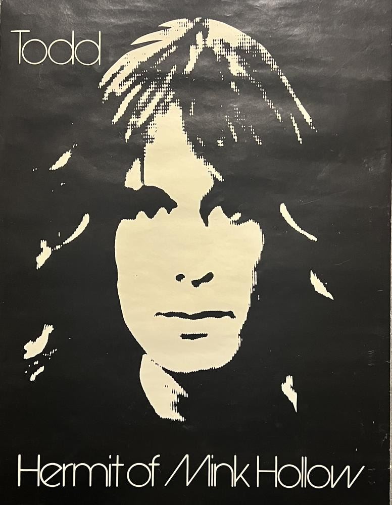 Rare Todd Rundgren Hermit of Mink Hollow original poster