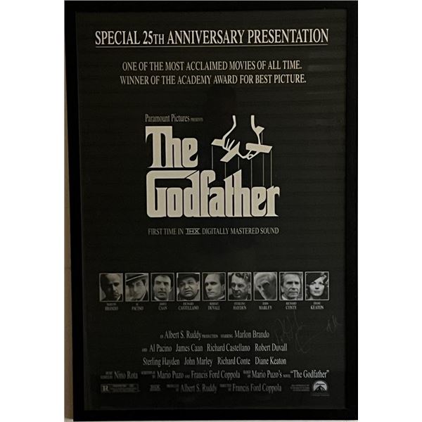 The Godfather 25th Anniversary cast signed poster