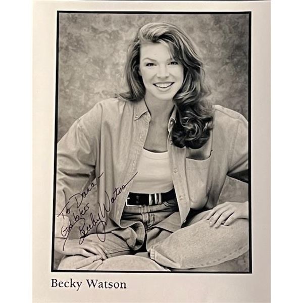 Becky Watson Signed Photo