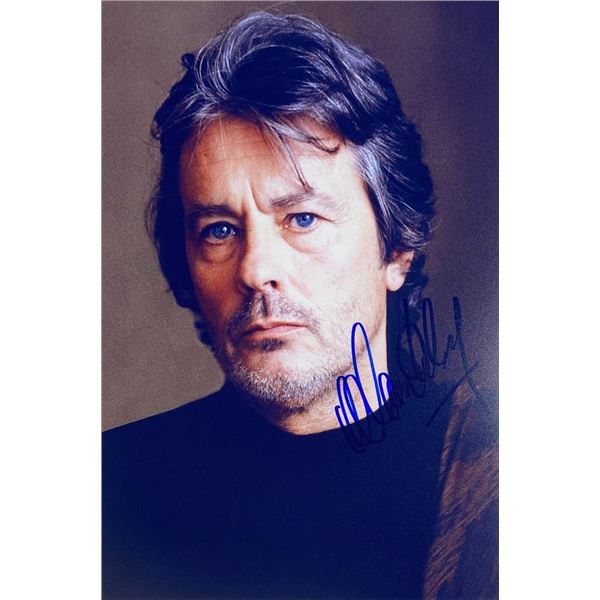 Alain Delon facsimile signed  photo