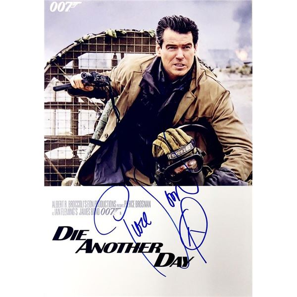 Die Another Day Pierce Brosnan facsimile signed movie photo
