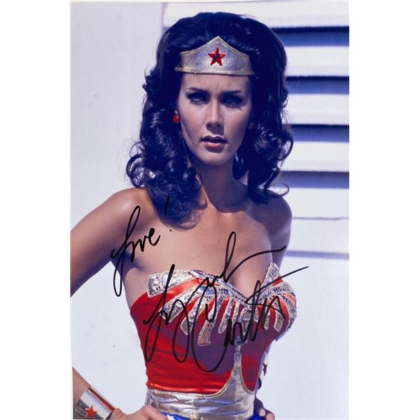 Wonder Woman Lynda Carter facsimile signed  photo