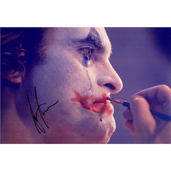 Joker Joaquin Phoenix facsimile signed  movie photo