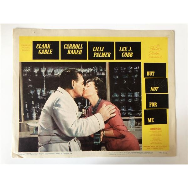 But Not for Me original 1959 vintage lobby card