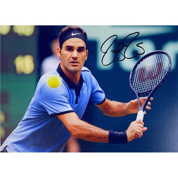 ATP Roger Federer facsimile signed  photo