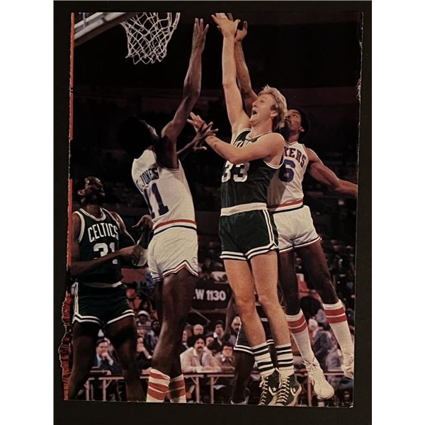 NBA MVP Boston Celtics Larry Bird Magazine Page