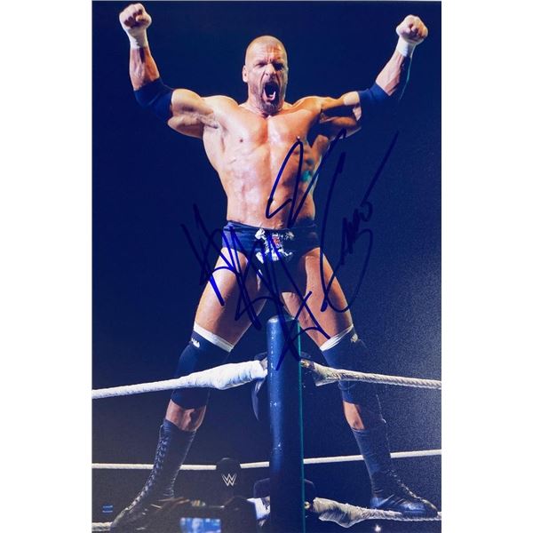 WWE Triple H facsimile signed  photo