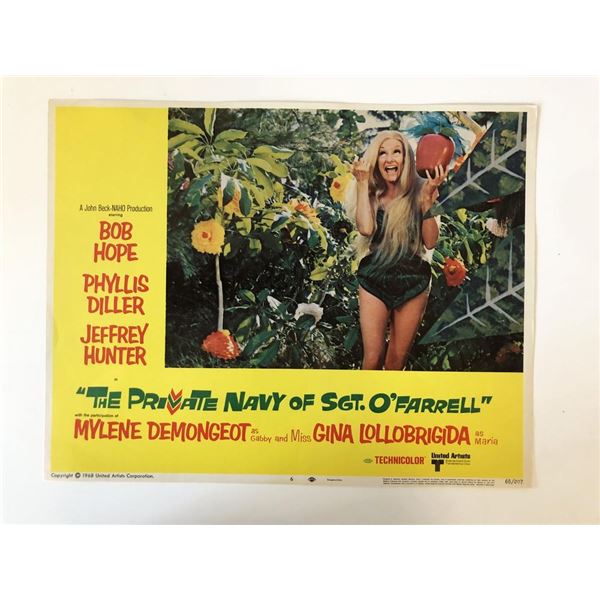 The Private Navy of Sgt. O'Farrell original 1968 vintage lobby card