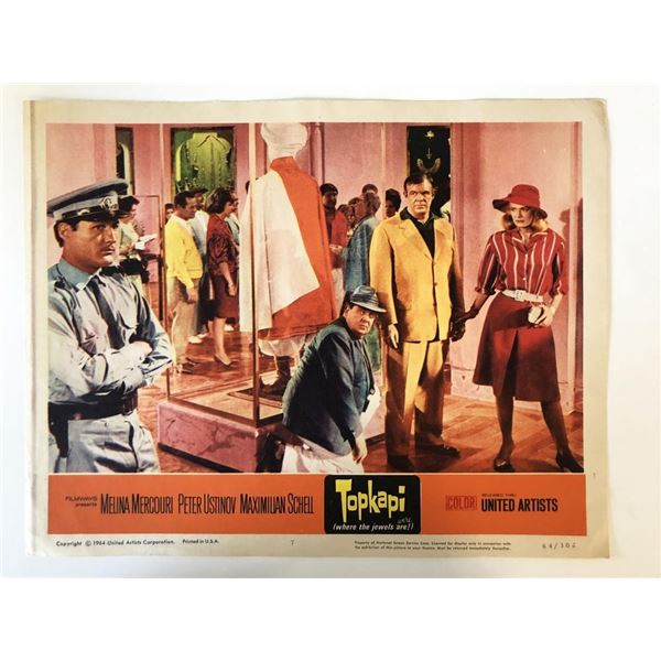 Topkapi  original 1964 vintage lobby card