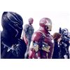 Image 1 : Captain America: Civil War Chadwick Boseman and Robert Downey Jr. facsimile signed  movie photo