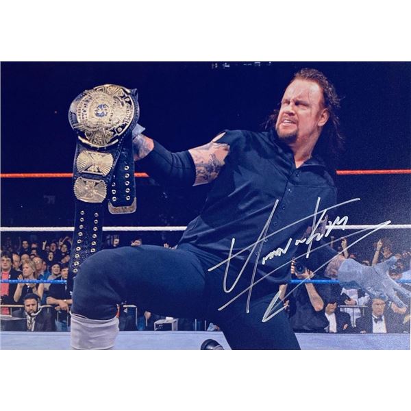The Undertaker Mark William Calaway facsimile signed  photo
