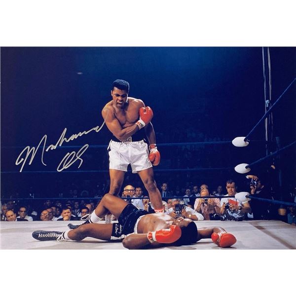 Muhammad Ali iconic facsimile signed  photo