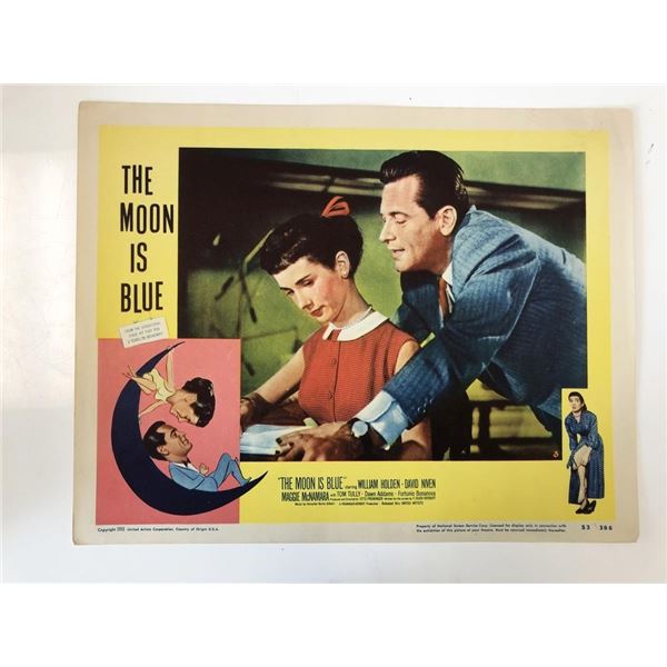 The Moon Is Blue original 1953 vintage lobby card