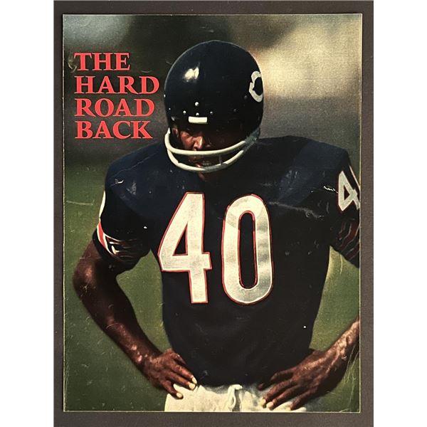NFL Hall of Famer Chicago Bears Gale Sayers Magazine Page