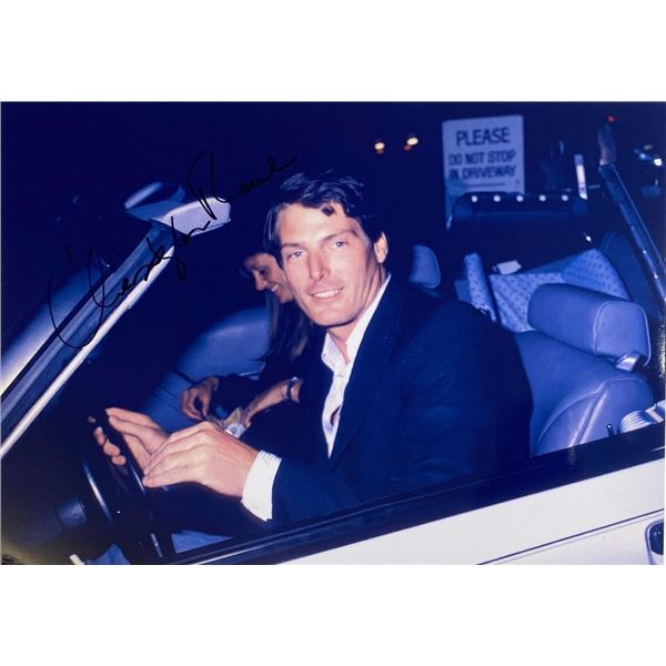 Christopher Reeve facsimile signed  photo