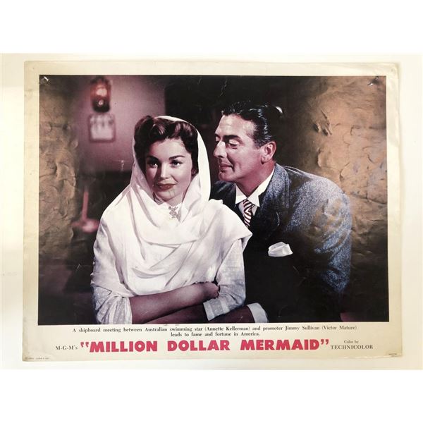 Million Dollar Mermaid original 1952 vintage lobby card