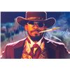Image 1 : Django Unchained Jamie Foxx facsimile signed  movie photo
