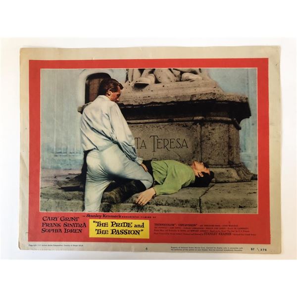 The Pride and the Passion original 1957 vintage lobby card
