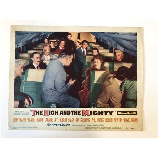 The High and the Mighty original 1954 vintage lobby card