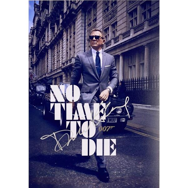 No Time to Die Daniel Craig facsimile signed  movie photo