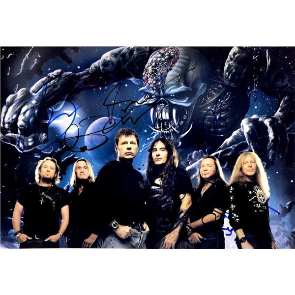 Iron Maiden facsimile signed  photo