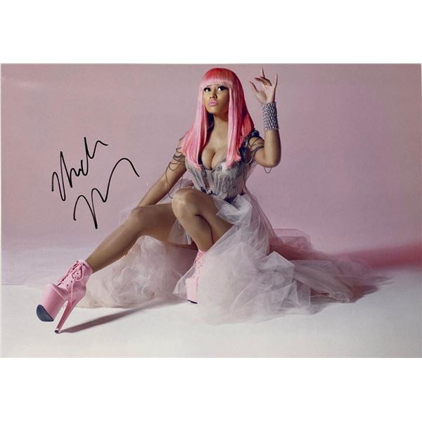 Nicki Minaj facsimile signed  photo