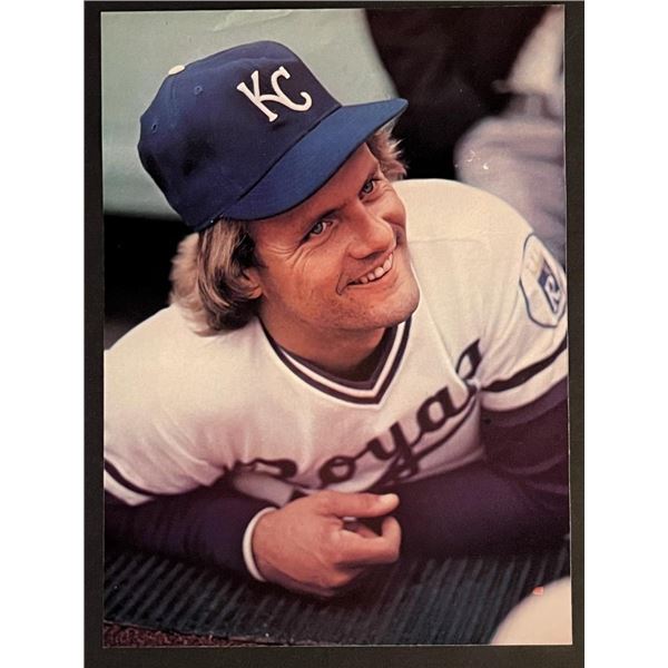 MLB Hall of Famer Kansas City Royals George Brett Magazine Page