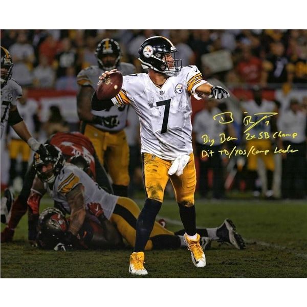 Pittsburgh Steelers Ben Roethlisberger facsimile signed  photo