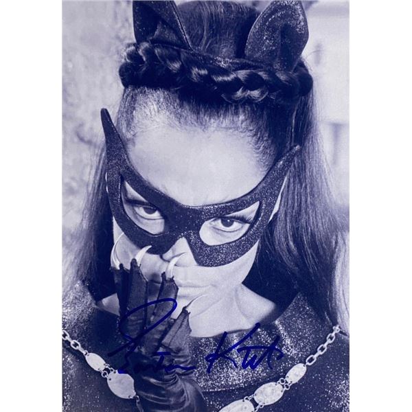 Batman's Catwoman Eartha Kitt facsimile signed  photo