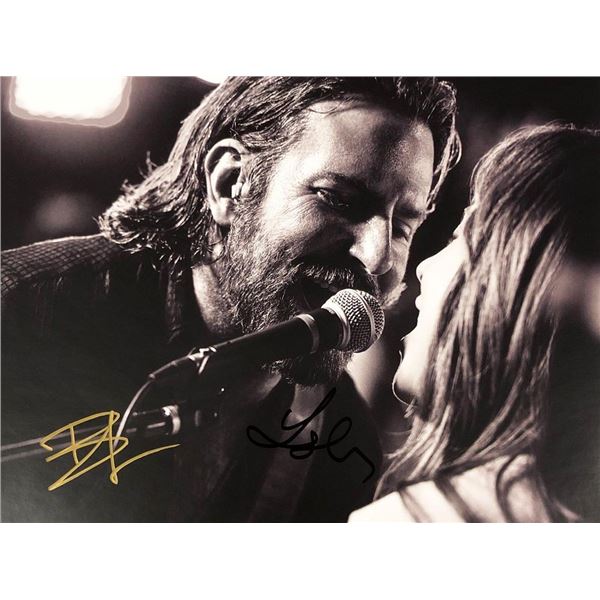 A Star Is Born Bradley Cooper and Lady Gaga facsimile signed  movie photo