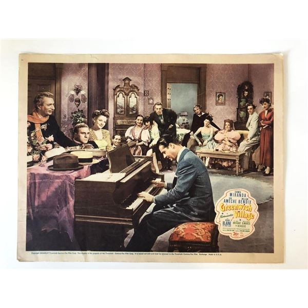 Greenwich Village original 1944 vintage lobby card